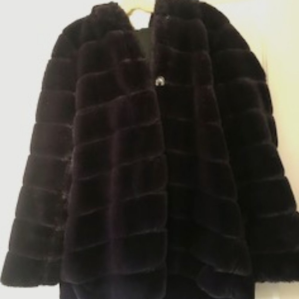 Faux fur jacket